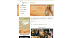 Desktop Screenshot of annick-lingerie.be